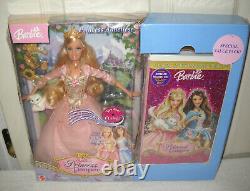 #10581 NRFB Mattel Barbie Princess & the Pauper Doll & VHS Video Set