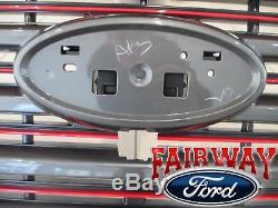 15 thru 17 F-150 OEM Ford Lariat Special Edition Red Accent Grille Grill CAMERA