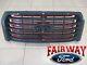 15 thru 17 F-150 OEM Ford Lariat Special Edition Red Accent Grille Grill witho Cam