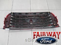 15 thru 17 F-150 OEM Ford Special Edition Red Accent Grille Grill with Emblem