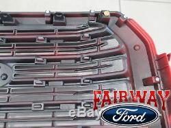 15 thru 17 F-150 OEM Ford Special Edition Red Accent Grille Grill with Emblem