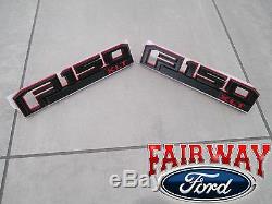 15 thru 20 F-150 OEM Ford Special Edition RED Fender Emblem Nameplate Set XLT