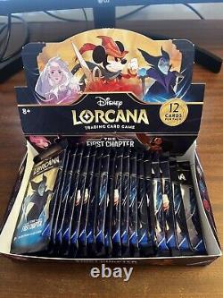 18 X Sealed Disney Lorcana TCG The First Chapter Booster Packs Booster Box Inc