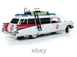 1959 Cadillac Ambulance Ecto 1 Ghostbusters 1 Movie 1/18 By Autoworld Awss118