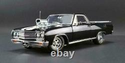 1965 Chevrolet El Camino Drag Outlaw Black 118 Blown 572 Diecast Acme Gmp Chevy