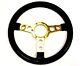 1970 1981 TRANS AM SE STEERING WHEEL BLACK With GOLD SPOKES SPECIAL EDITION