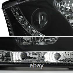 1999-2006 Audi TT Coupe Convertible Quattro Black LED DRL Projector Headlights