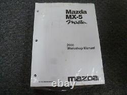 2000 Mazda MX-5 Miata Convertible Service Repair Manual LS Special Edition NEW