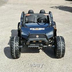 24v Challenger XL Ride On 4x4 Buggy EVA Leather Special Carbon Edition