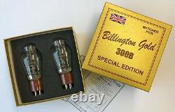 300B Billington Gold Special Edition matched pair 2 pieces NOS tube valve