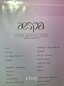 Aespa LIVE TOUR 2023 SYNK HYPER LINE in JAPAN Special Edition Blu-ray NEW