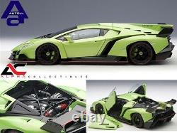 Autoart 74509 118 Lamborghini Veneno (green) Supercar Diecast