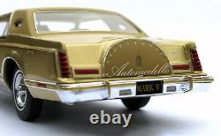 Automodello ONE24 1978 Lincoln Continental Mark V Jubilee Gold 124 24L021