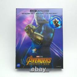 Avengers Infinity War 4K UHD + 2D & 3D Blu-ray Steelbook Lenticular B1 / WeET