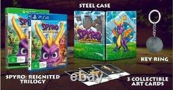 BRAND NEW Spyro Reignited Trilogy Special Edition G2 Steelbook Sony PS4