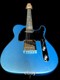 Beautiful New Solid Tele Style 12 String Blue Metallic Electric Guitar