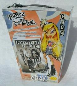 Bratz Pretty N Punk Cloe & pet dog Ronan MGAE 2005 New in Box Bratz doll