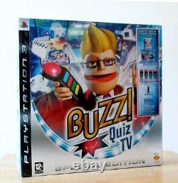 Buzz Quiz TV Special Edition Playstation 3 With Buzzers Brand New Sealed