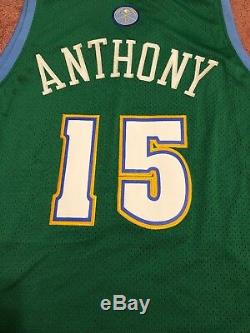 Carmelo Anthony Special Edition NBA Green Adidas Jersey 2009-10 NBA Game Worn