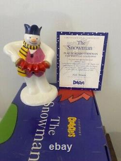 Coalport Snowman Play it Again Special Colourway Limited Edition 73/100