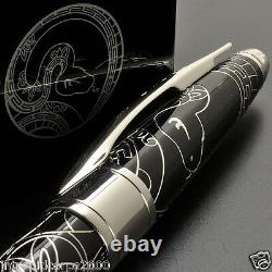 Cross Special Edition Year of the Snake Black Rollerball Pen in Leather box