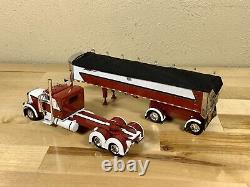 Dcp 1/64 Peterbilt 379 Mac Spread Axle Dump Semi Truck Tractor Trailer Farm Toy