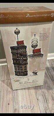 Department 56 -The Times Tower 2000 New York Special Edition Building RARE NIB