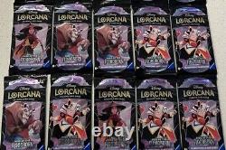 Disney Lorcana-Rise Of The Floodborn Booster Packs X10, Still Sealed