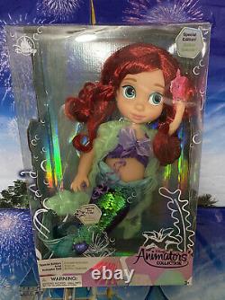 Disney Store Animators Collection Ariel Doll Special Edition New In Box