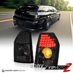 Dodge MAGNUM 2005-2008 VIVID LED Smoke Chrome Tail Lights Lamps Rear Brake Pair