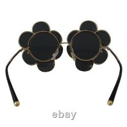 Dolce & Gabbana Black Gold Special Edition Flower Form DG2201 Sunglasses
