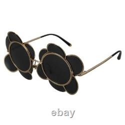 Dolce & Gabbana Black Gold Special Edition Flower Form DG2201 Sunglasses