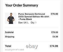Dortmund'Special Edition' Black Kit Size L New With Tags FAST DELIVERY