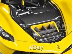 Ferrari Laferrari F70 Hybrid Elite Yellow 1/18 Diecast Model Car Hotwheels Bct81