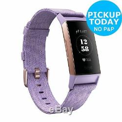 Fitbit Charge 3 Special Edition Smart Sleep & Acitivity Tracker Lavender