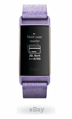 Fitbit Charge 3 Special Edition Smart Sleep & Acitivity Tracker Lavender