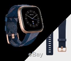 Fitbit Versa 2 Health and Fitness Smartwatch NEW Versa2