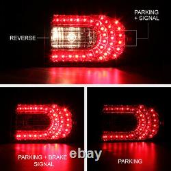 For 07-15 Toyota FJ-Cruiser Titanium Smoke LED SMD Tail Light Lamps Assembly NEW