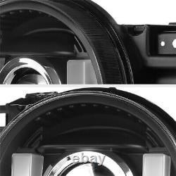 For 07-15 Toyota Fj Cruiser TRD Black Projector Headlight Left+Right Assembly