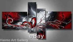 Framed Modern Abstract Wall Art On Canvas Oil Painting Special Edition