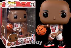 Funko POP NBA 10 Inch Michael Jordan White Jersey Special Edition IN HAND