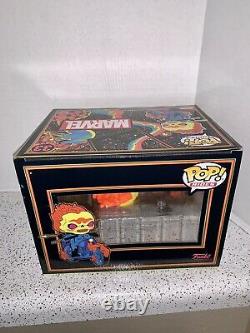 Funko Pop Ghost Rider Black Light Popcultcha Exclusive Special Edition Stickers