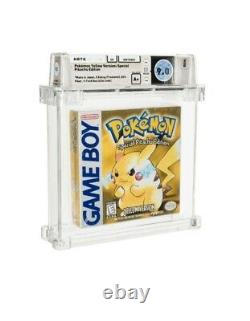 Game Boy Pokemon Yellow Version Wata 9.0 A+ Sealed First Print 1999 VGA Nintendo