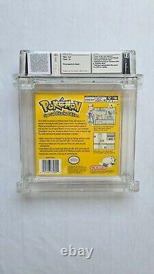 Game Boy Pokemon Yellow Version Wata 9.0 A+ Sealed First Print 1999 VGA Nintendo