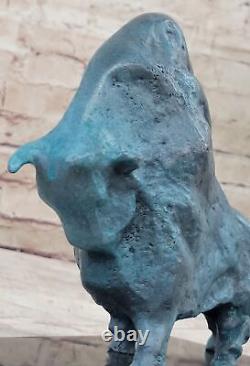 Genuine Bronze Figurine by Picasso Abstract Artwork Special Green Patina Sale