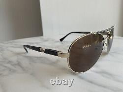 Genuine New Pilot 30th Special Edition Police Sunglasses S8784M 300P Gold Plated