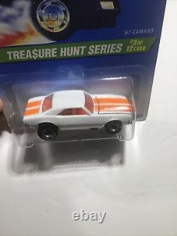HOLY GRAIL 1995 Hot Wheels Treasure Hunt #3 67 Camaro White/Orange Real Riders