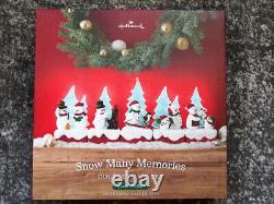 Hallmark Snow Many Memories Snowman Sparkle Fun Collector Special Edition New