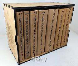 Harry Potter Special Edition 1-7 by JK Rowling Boxed Set Leather Re-Bound