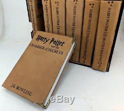 Harry Potter Special Edition 1-7 by JK Rowling Boxed Set Leather Re-Bound